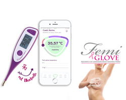 ZESTAW Monitor płodności monitor cyklu Cyclotest mySense + FemiGlove za 1 zł